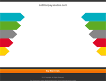 Tablet Screenshot of cotillonpayasadas.com